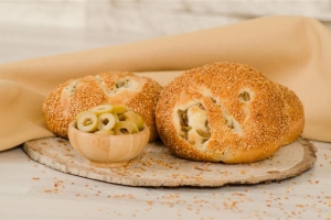 İçli Simit Yeşil Zeytinli